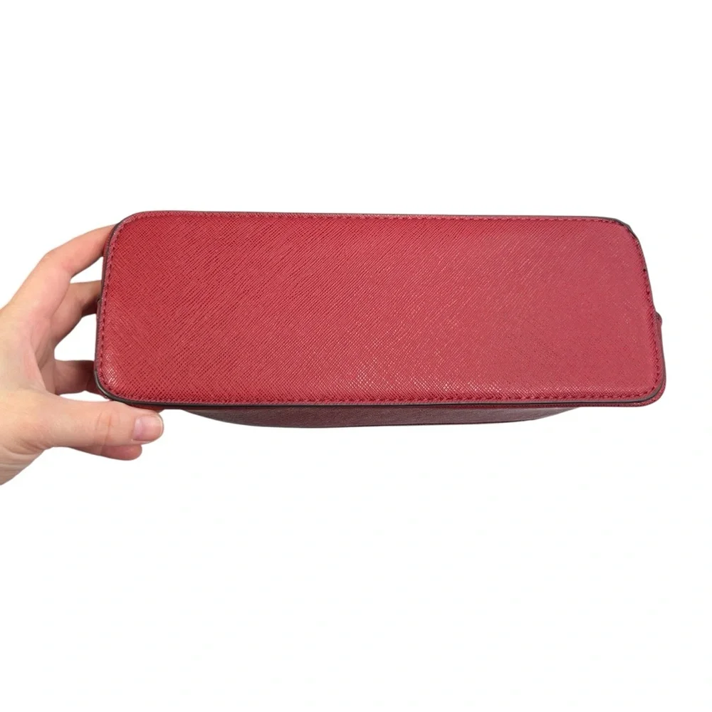 NWOT Elim & Paul Red Faux Leather 4 Piece Purse Bag Set - Picture 12 of 16